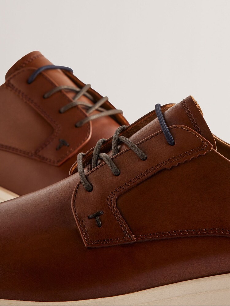 Ted Baker Orange Dorsset Hybrid Derby Shoes - Image 4 of 12