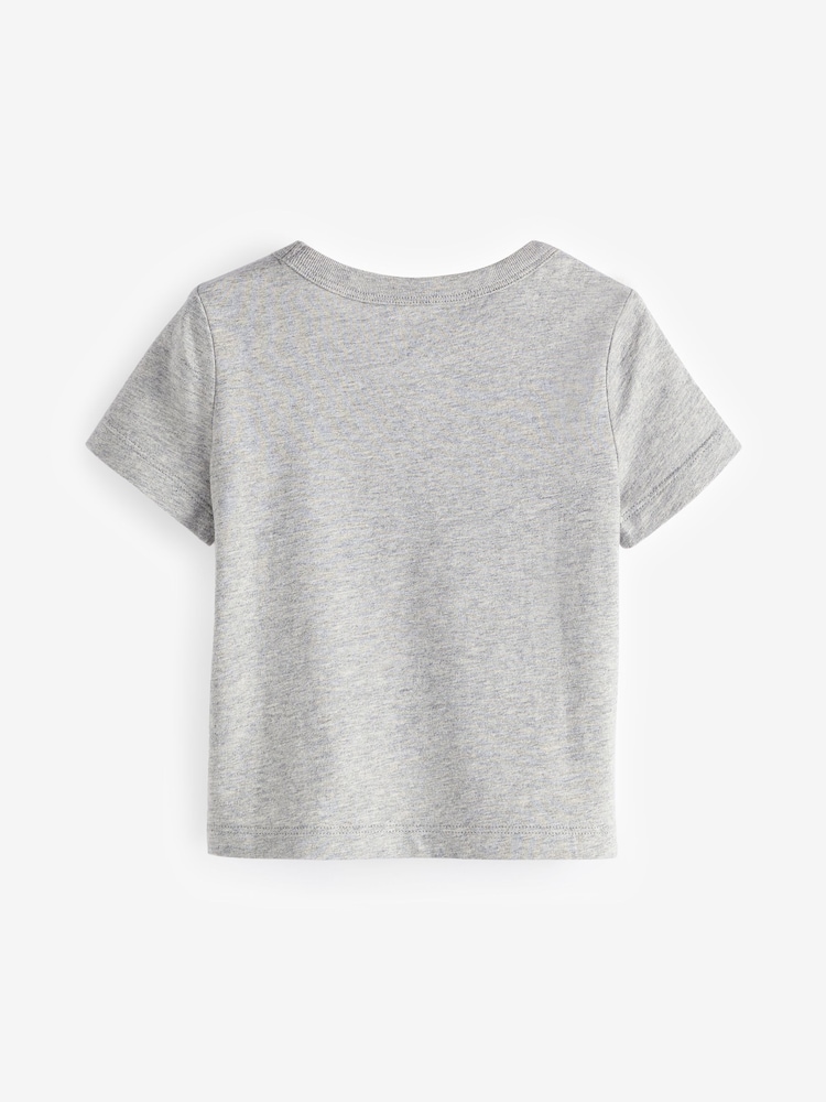 Gap Grey Graphic Short Sleeve T-Shirt (Newborn-5yrs) - Image 2 of 3 Gap Grey Graphic Short Sleeve T-Shirt (Newborn-5yrs) - Image 2 of 3