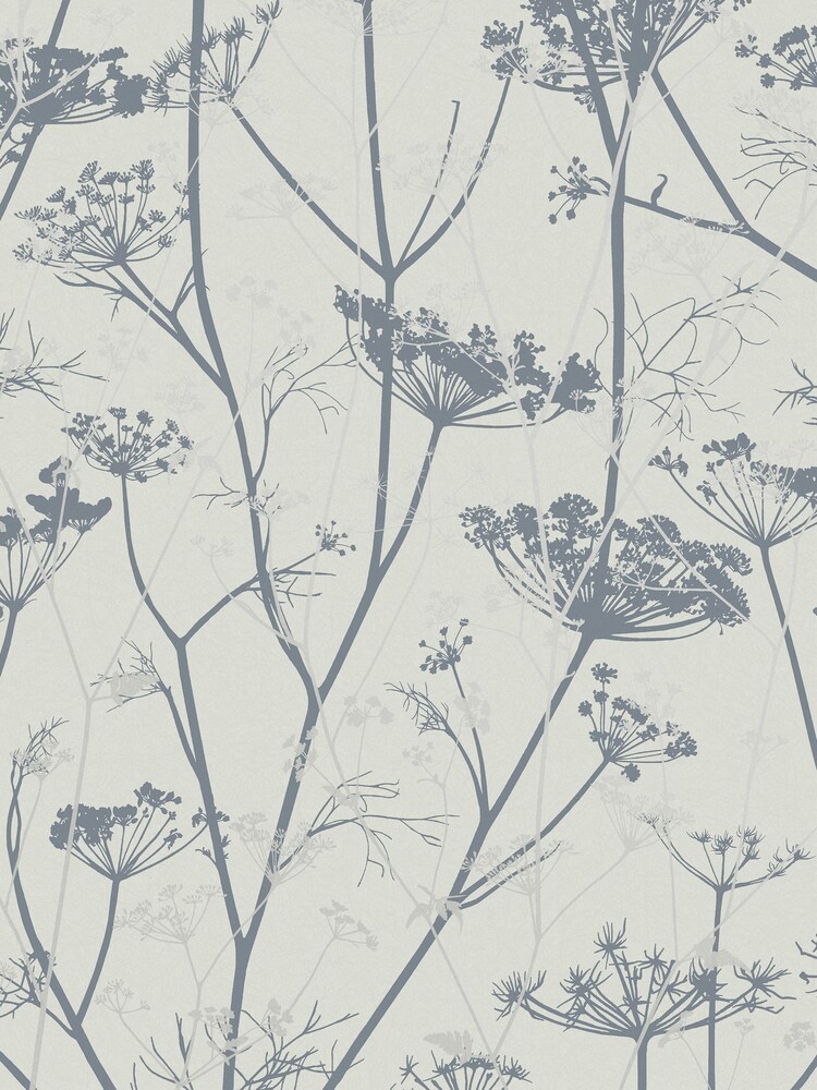 Clarissa Hulse Blue Wild Chervil Dover Wallpaper - Image 4 of 4