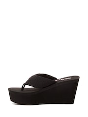 Rocket Dog Black Diver Webbing Sandals - Image 7 of 9