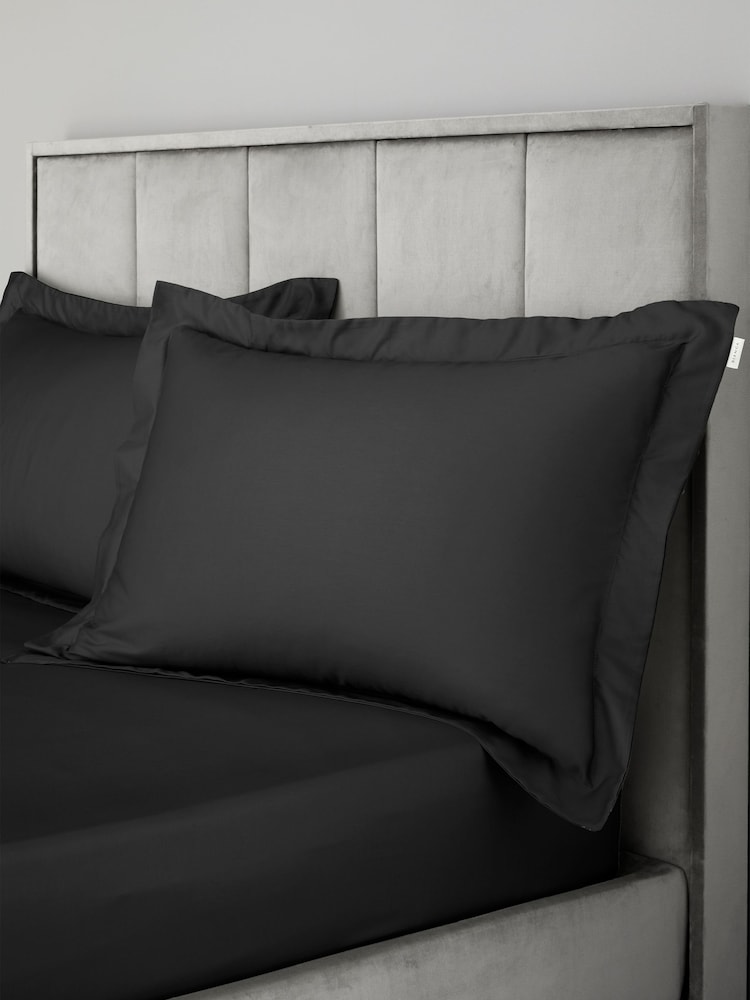 Bianca Set of 2 400 Thread Count 100% Cotton Sateen Oxford Pillowcases - Imagen 2 de 3 Bianca Set of 2 400 Thread Count 100% Cotton Sateen Oxford Pillowcases - Imagen 2 de 3