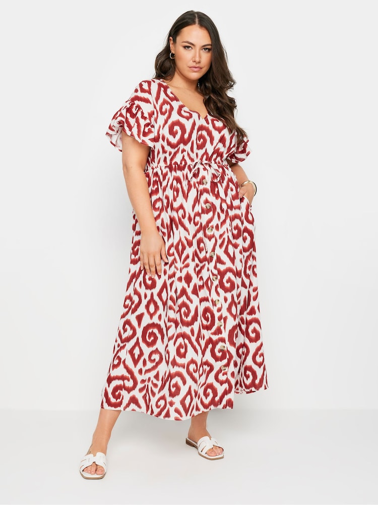 Vestido largo boho de Yours Curve - Imagen 1 de 5 Vestido largo boho de Yours Curve - Imagen 1 de 5