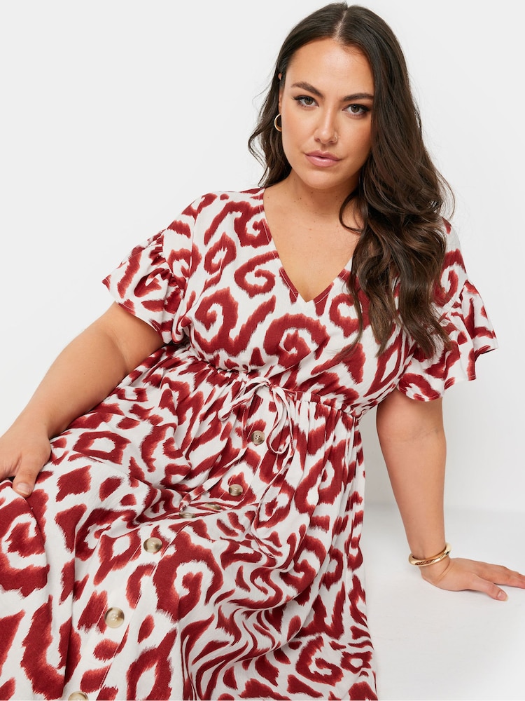 Vestido largo boho de Yours Curve - Imagen 2 de 5 Vestido largo boho de Yours Curve - Imagen 2 de 5