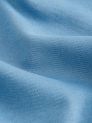Blue Oversized Plain Crew Neck 100% Cotton Sweatshirt (3-16yrs) - Image 4 of 4