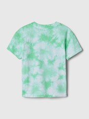 Gap Green Marvel Hulk Graphic Short Sleeve Crew Neck T-Shirt (12mths-5yrs) - Image 2 of 2