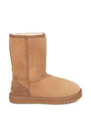 Just Sheepskin Brown Ladies Short Classic Boots - Image 4 of 5