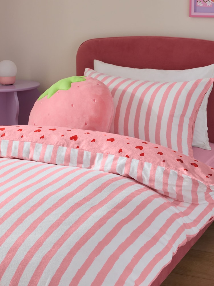 Supersoft 100% Brushed Cotton Duvet Cover and Pillowcase Set - Image 4 of 6
