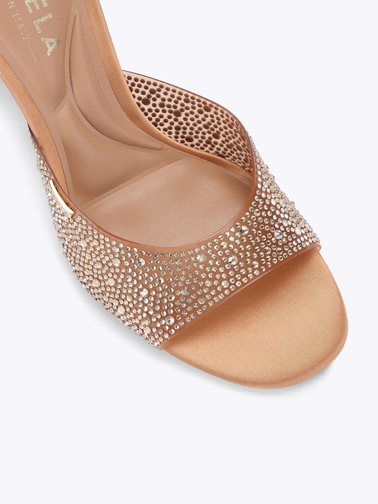 Carvela Brown Isabella Vinyl Mule Sandals - Image 5 of 5