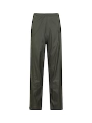 Mountain Warehouse Dark Green Mens Pakka Waterproof Overtrousers - Image 2 of 5