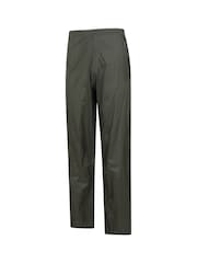 Mountain Warehouse Dark Green Mens Pakka Waterproof Overtrousers - Image 4 of 5