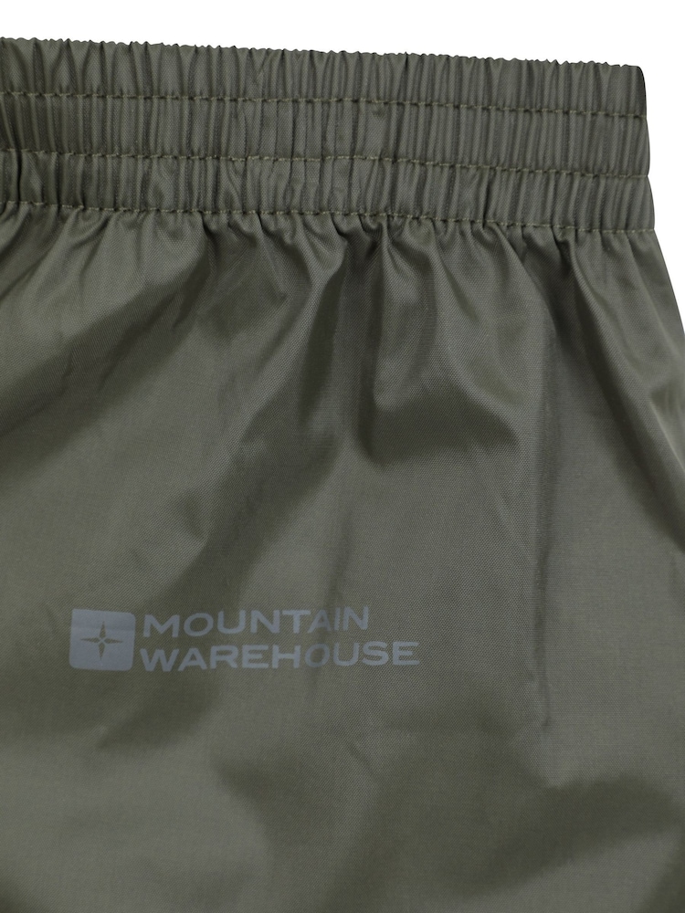 Mountain Warehouse Dark Green Mens Pakka Waterproof Overtrousers - Image 5 of 5