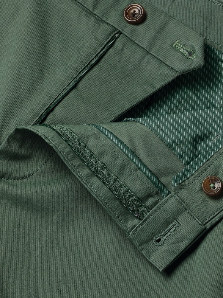 Charles Tyrwhitt Green Cotton Shorts - Image 5 of 5