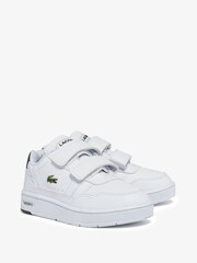 Lacoste Children Court White/Green Trainers - Image 1 of 4
