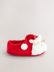 Red Santa Christmas Slippers - Image 2 of 5