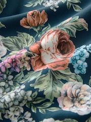 Navy Blue EDIT Short Sleeve Floral Printed Shirt - Image 6 of 7