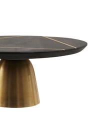 Fifty Five South Black Omari Slate Cake Stand - Image 4 of 4