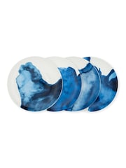 Rick Stein Set of 4 Blue Coves of Cornwall Side Plates - Image 2 of 4