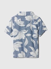 Gap Brannan Bear Kurzarm-Oxford-Hemd mit Print für Babys (12Monate–5Jahre) - Bild 2 von 3