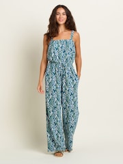 Brakeburn Green Willow 100% Cotton Jumpsuit - Image 1 of 5
