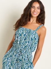 Brakeburn Green Willow 100% Cotton Jumpsuit - Image 3 of 5