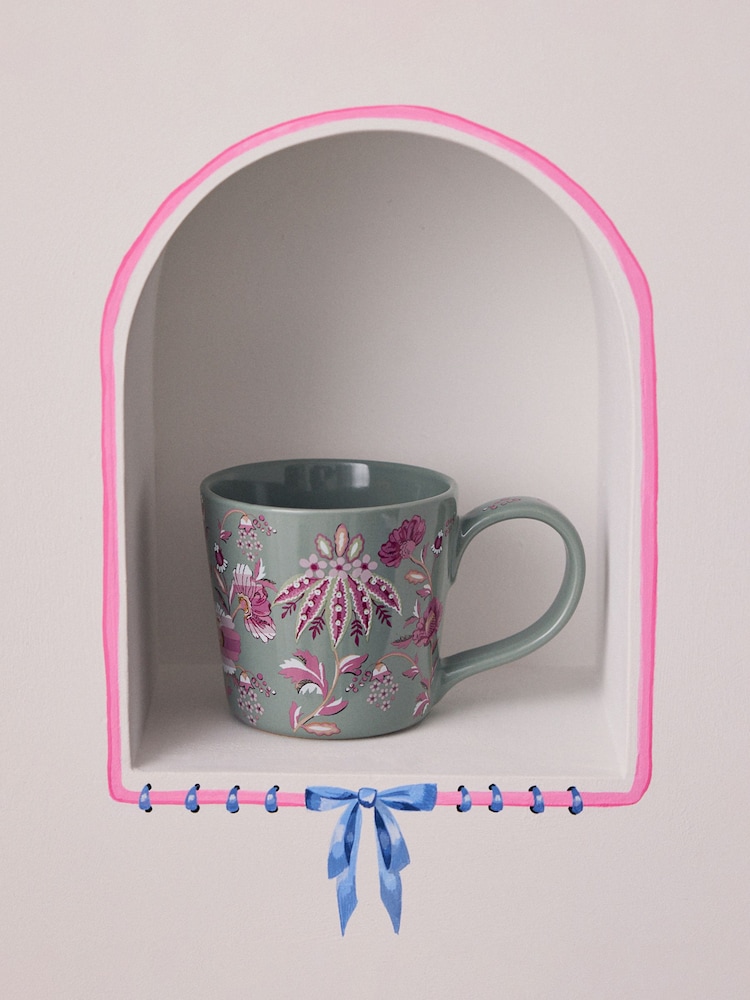 Cath Kidston Sage Friendship Gardens Dolly Mug Set - Image 1 of 3