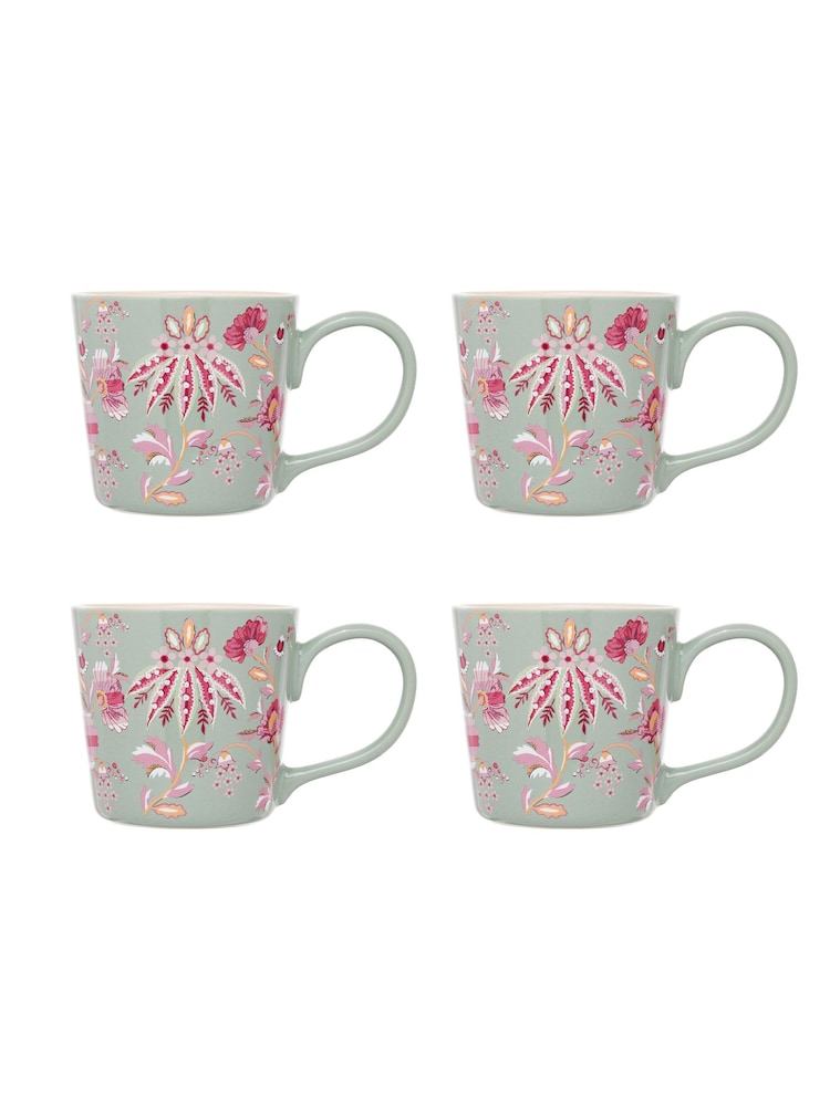 Cath Kidston Sage Friendship Gardens Dolly Mug Set - Image 2 of 3