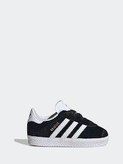 Negro/Blanco - Zapatillas Gazelle de adidas Originals - Imagen 1 de 9