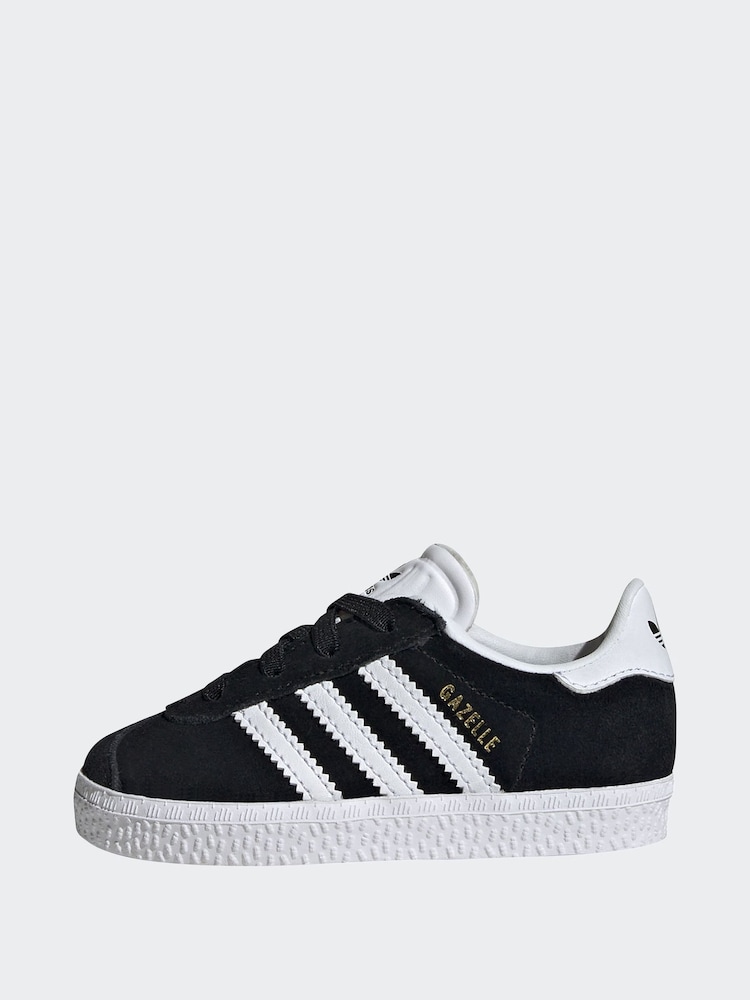 Negro/Blanco - Zapatillas Gazelle de adidas Originals - Imagen 2 de 9