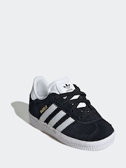 Negro/Blanco - Zapatillas Gazelle de adidas Originals - Imagen 3 de 9