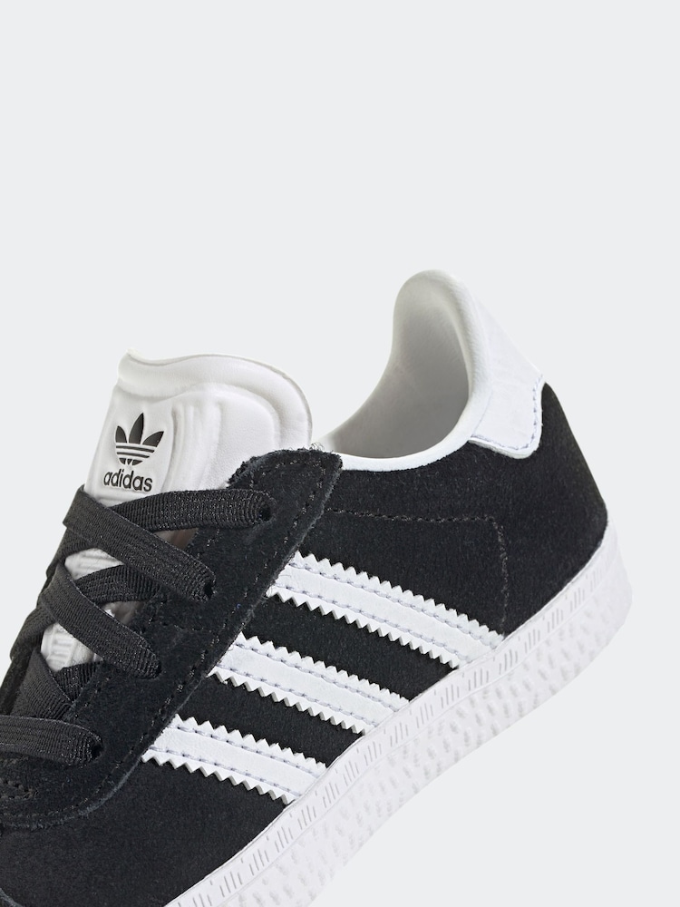 Negro/Blanco - Zapatillas Gazelle de adidas Originals - Imagen 9 de 9