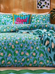 Eleanor Bowmer Leopard 180 Thread Count Duvet Cover and Pillowcase Set - Изображение 1 из 5