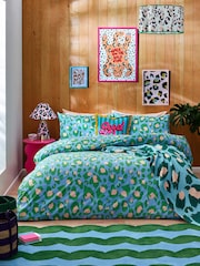 Eleanor Bowmer Leopard 180 Thread Count Duvet Cover and Pillowcase Set - Изображение 2 из 5