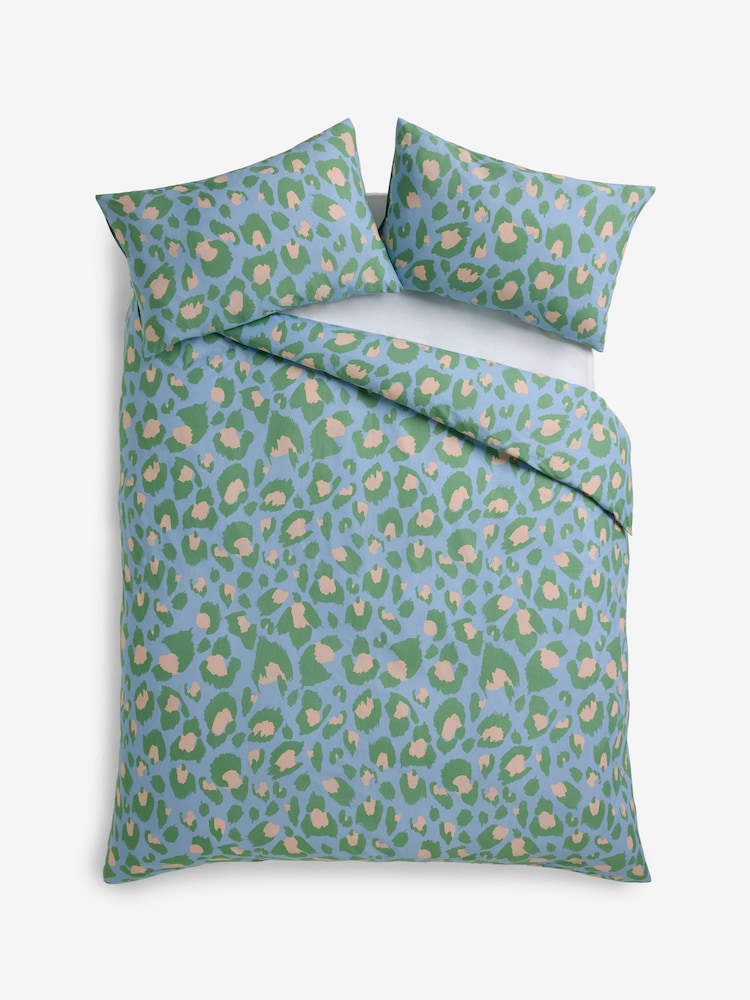 Eleanor Bowmer Leopard 180 Thread Count Duvet Cover and Pillowcase Set - Изображение 5 из 5