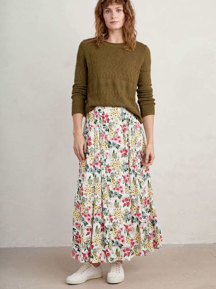 Seasalt Cornwall Multi Lethlean Skirt - Image 1 of 5