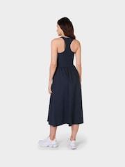 Sweaty Betty Navy Blue Explorer Ribbed Racer Dress - Image 2 of 5
