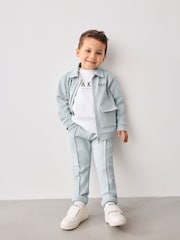 Baker by Ted Baker modra jakna 100% bombaž kepra; Komplet suknjič majic in hlač - Slika 1 iz 13