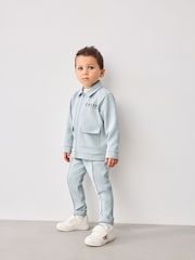 Baker by Ted Baker modra jakna 100% bombaž kepra; Komplet suknjič majic in hlač - Slika 3 iz 13