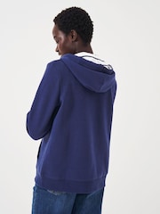 Crew Clothing Light Blue Heritage Zip Through Hoodie - Image 2 of 5