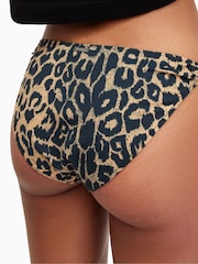 AllSaints Brown Emma Bikini Bottoms - Image 4 of 6