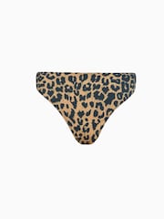 AllSaints Brown Emma Bikini Bottoms - Image 6 of 6