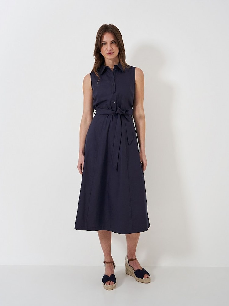 Crew Clothing ärmelloses Hemdkleid - Bild 1 von 4 Crew Clothing ärmelloses Hemdkleid - Bild 1 von 4