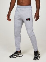 Zavetti Canada Mens Grey Botticini Mesh Joggers - Image 1 of 1