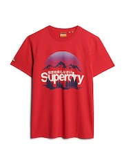 Superdry Red Great Outdoors Graphic T-Shirt - Image 4 of 5
