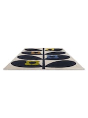 Orla Kiely Natural Wild Rose Rug - Image 4 of 4