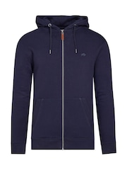 Raging Bull Blue Classic Zip Up 100% Cotton Hoodie - Image 1 of 7