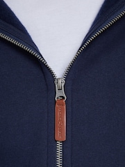 Raging Bull Blue Classic Zip Up 100% Cotton Hoodie - Image 4 of 7