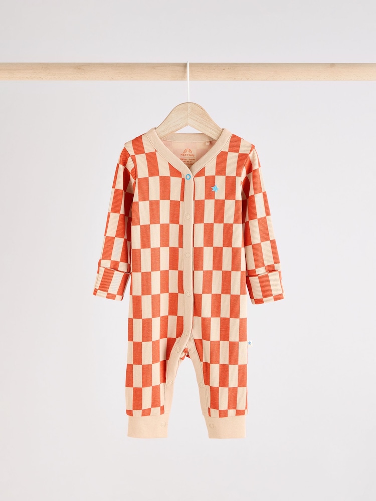 Multi Baby Footless Sleepsuits 3 Pack (0mths-3yrs) - Image 12 of 12