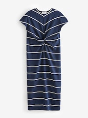 Black/Navy 100% Cotton T-Shirt Dress 2 Pack - Image 2 of 8