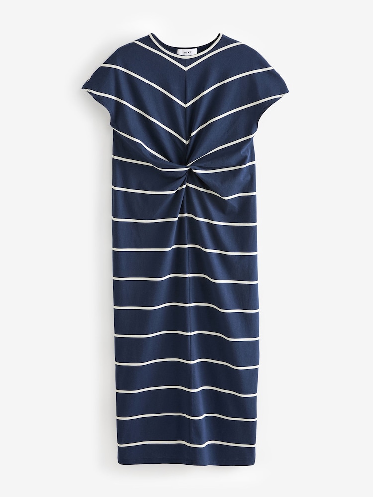 Black/Navy 100% Cotton T-Shirt Dress 2 Pack - Image 2 of 8