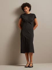 Black/Navy 100% Cotton T-Shirt Dress 2 Pack - Image 5 of 8